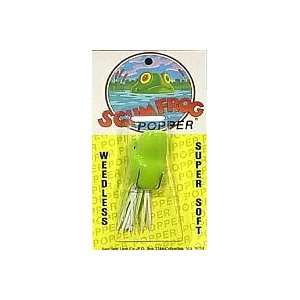  Scumfrog Popper   5/16 Chartreuse