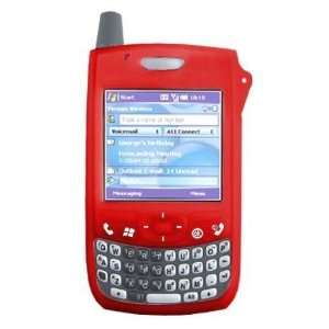 Red Quality Silicone Skin Cover Case Phone Protector for Palm Treo 700 