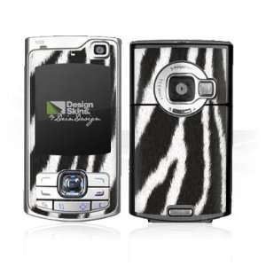  Design Skins for Nokia N80   Zebra Fur Design Folie 