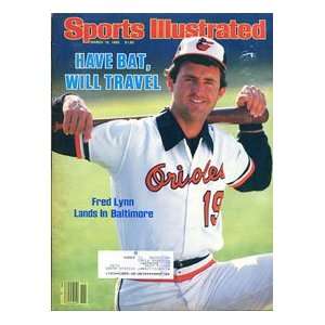 Fred Lynn Unsigned Sports Illustrated Magazine  Sports 
