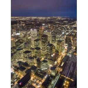 Downtown Toronto from CN Tower Skypod Observation Deck, Toronto 