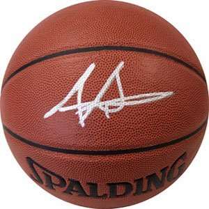 Amare Stoudemire Memorabilia Signed Spalding Indoor/Outdoor Basketball 