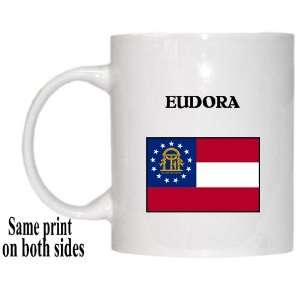  US State Flag   EUDORA, Georgia (GA) Mug 