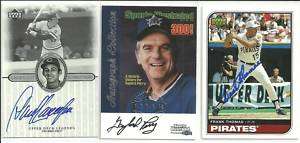 1998 UD RETRO FRANK THOMAS SIGN OF THE TIMES AUTO  
