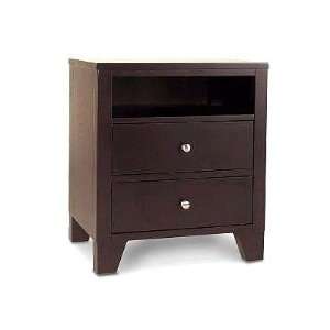  500 Series Two Drawer Nightstand with Shelf Furniture 