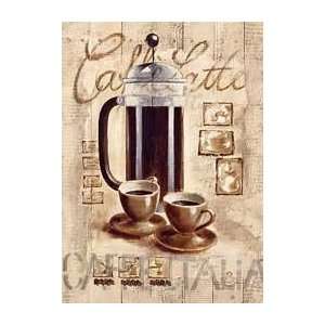   Latte   Artist Sonia Svenson  Poster Size 27 X 19