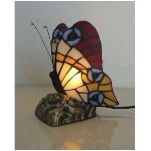  Tiffany Style Table Light   Charm Butterfly Shaped Shade 