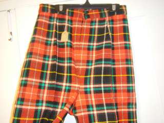 VINTAGE Christmas PLAID Pants   Ladies Sizes 11 thru 16  