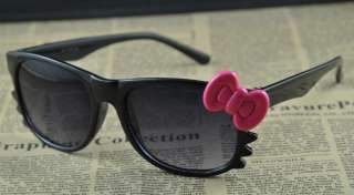 COOLNew Hello Kitty Kawaii Anti UV Sun Glasses Sunglasses Black 