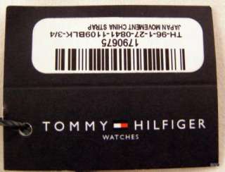 125 Tommy Hilfiger Mens Leather Watch 1790675 NWT  