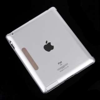 Transparent Clear Hard Back Cover Case Protector For Apple New iPad 3 