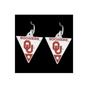  College Earrings   Oklahoma Sooners