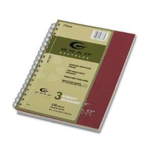   Recycled Twin Wire 3 Subject College Rule Notebook