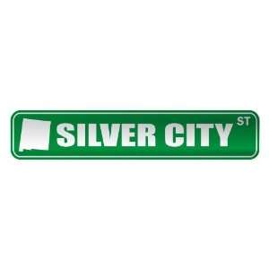   SILVER CITY ST  STREET SIGN USA CITY NEW MEXICO