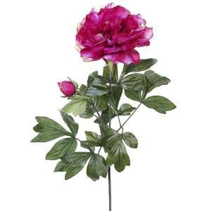  27 Silk Peony Flower Spray  Rose/Pink (case of 12)