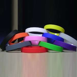 Blank Silicone Wristbands 