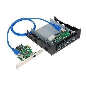 SIIG INC SUPERSPEED USB3.0 BAY HUBHOST KIT W/ Frontaccessible 4port 
