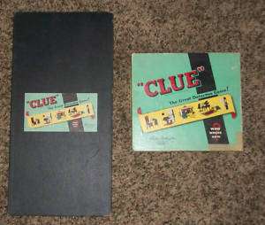 1950 CLUE Board Game Parker Brothers Complete Set  
