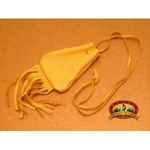   Medicine Pouch  Gold Deer Skin (99) Cell Phones & Accessories