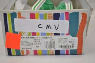 STRIDE RITE CALEB (CMV) GREEN CANVAS INFANT BOYS SNEAKER $30 5M  