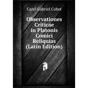  Observationes Criticae in Platonis Comici Reliquias (Latin 