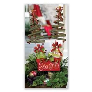  Staked Holiday Decoration   Tis The Season Gift Box 