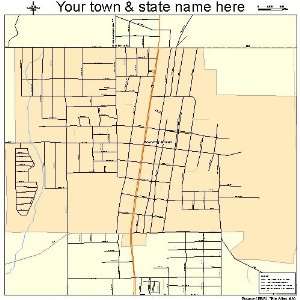  Street & Road Map of Bowling Green, Florida FL   Printed 