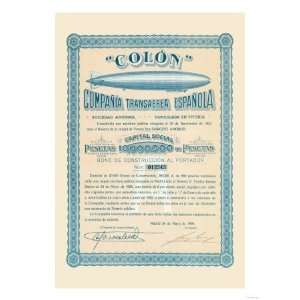  Colon Compania Transferea Espanola Giclee Poster Print 