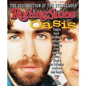 Liam & Noel Gallagher, 1996 Rolling Stone Cover Poster by Nathaniel 