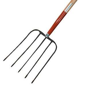   Razorback Forged 5 Tine Manure Fork With 48in Handle 