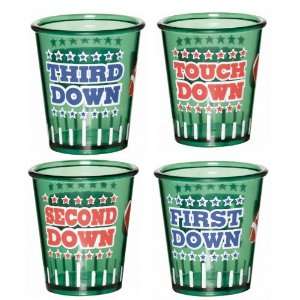    Lets Party By Amscan Football Shot Glass Set 