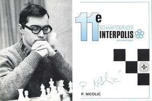 CHESS 11th Interpolis Tournament PREDRAG NICOLIC (1987)  