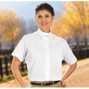  Devon Aire Ladies Concour Short Sleeve Shirt 30R Pet 