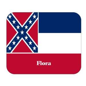    US State Flag   Flora, Mississippi (MS) Mouse Pad 