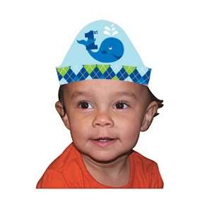  Ocean Preppy Boy Kids Headband 8 Pack