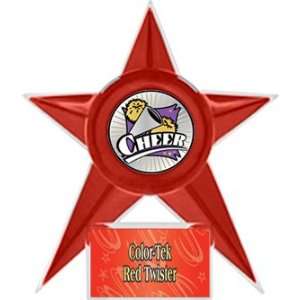 com Cheerleading Stellar Ice 7 Trophies 6 Colors RED STAR/RED TWISTER 