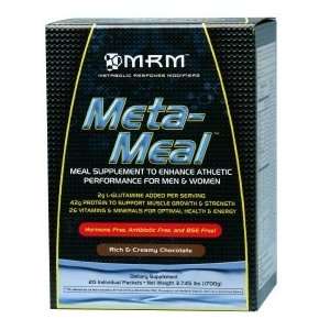  MRM, META MEAL CHOCOLATE 20/PACK
