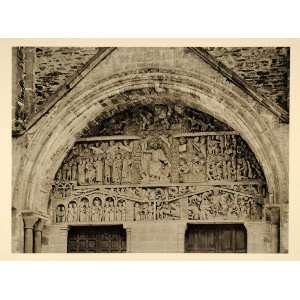   Abbey Church Conques France   Original Photogravure