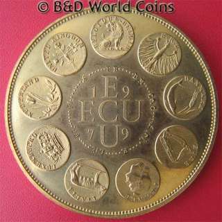 ecu x 33 au bu bronze bronze 33 na 41 coin commemorates 1st 
