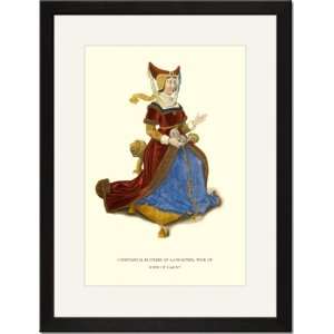   /Matted Print 17x23, Constancia, Duchess of Lancaster
