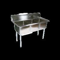 New Commercial Stainless Steel 3 Compartment Sink 16 x 20 x 12 NSF 