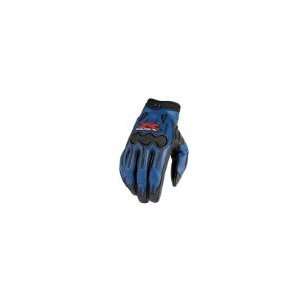  Icon ARC Suzuki Gloves   3X Large/Blue Automotive
