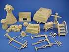Toy Soldiers Marx Farm Playset 54mm Harvest Accessories