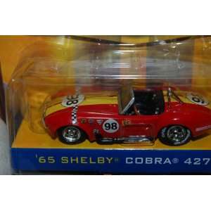    Jada Toys Bigtime Muscle 65 Shelby Cobra 427 S/c Toys & Games