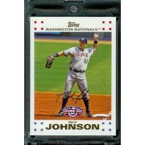  2007 Topps Opening Day #122 Nick Johnson Nationals   Mint 