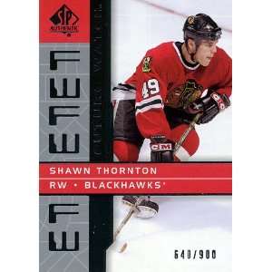   Deck SP Authentic Shawn Thornton RC #d 640/900