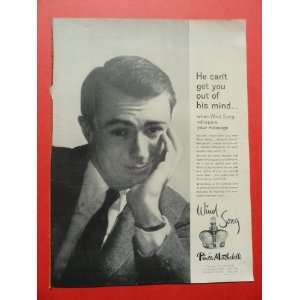 Wind Song perfume, 1959 print ad(man)original magazine 