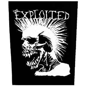  XLG The Exploited Skull Punk Music Band Jacket Patch 