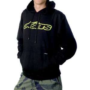  ALPINESTARS BLAZE PULLOVER SWEATSHIRT BLACK/GREEN XL Automotive