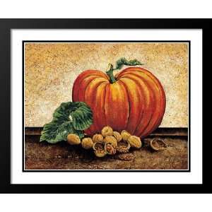  Richard Henson Framed and Double Matted Art 25x29 Pumpkin 